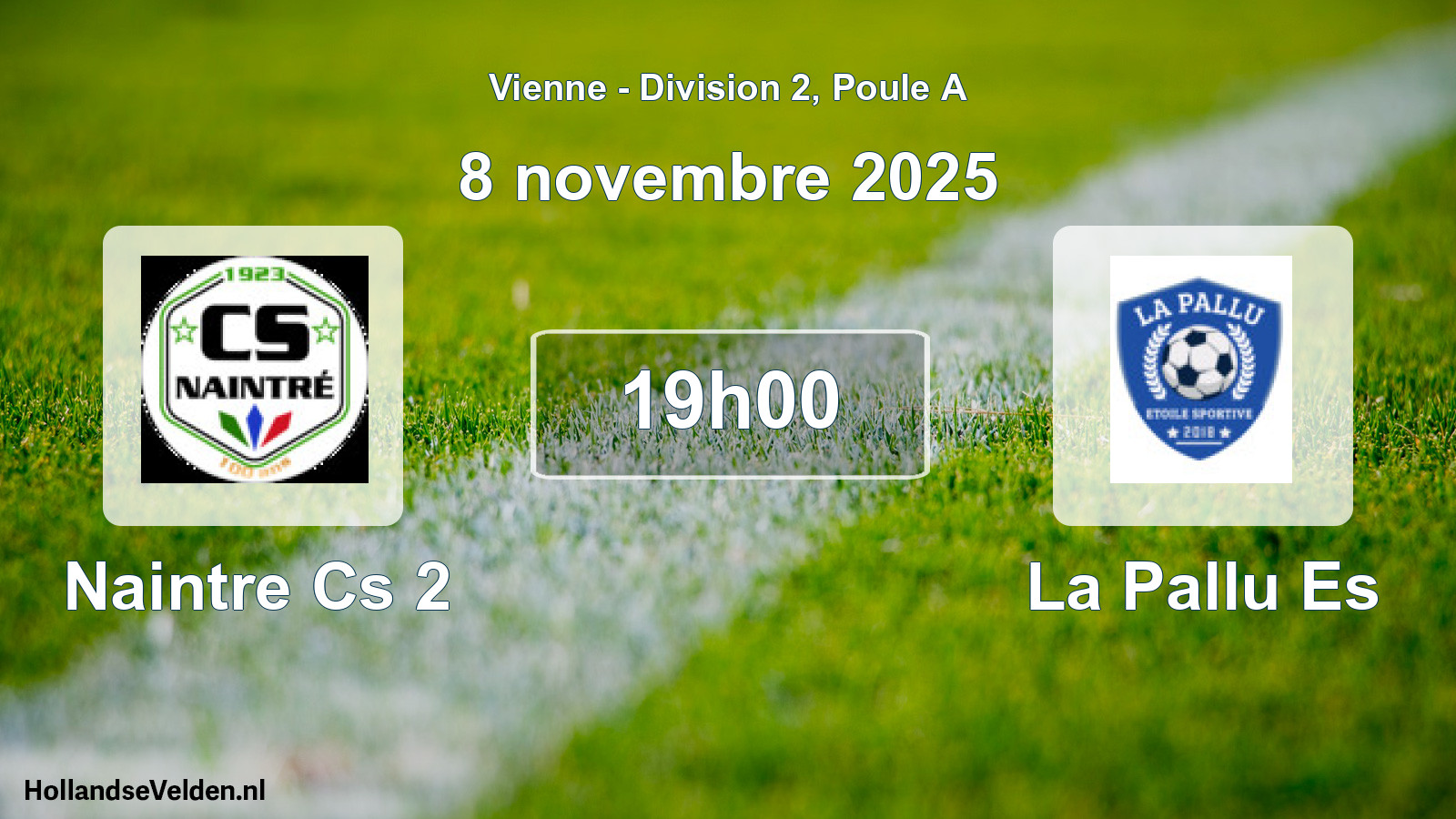 Scheduled Match: Naintre Cs 2 - La Pallu Es (8 November 2025)