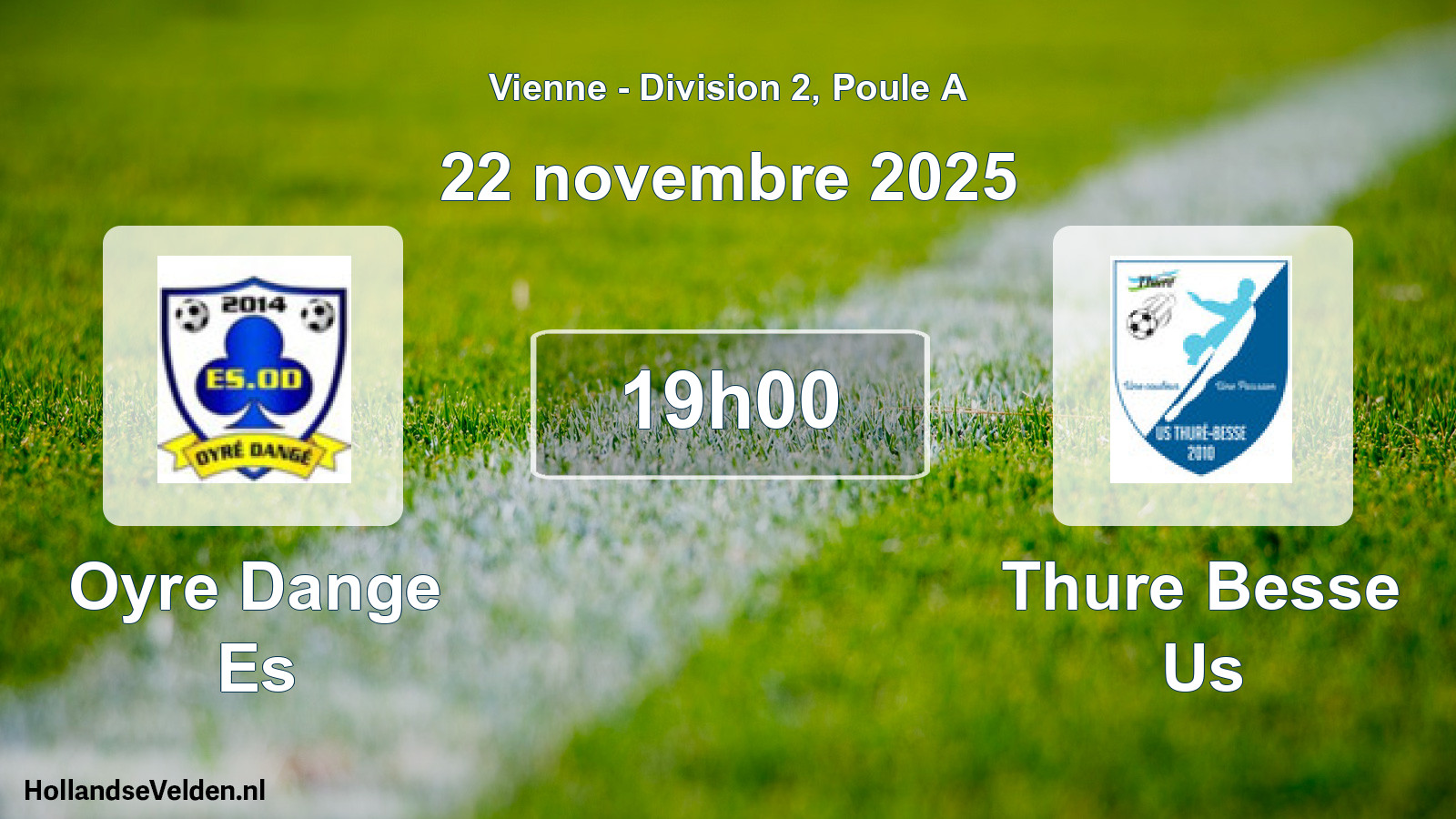 Scheduled Match: Oyre Dange Es - Thure Besse Us (22 November 2025)