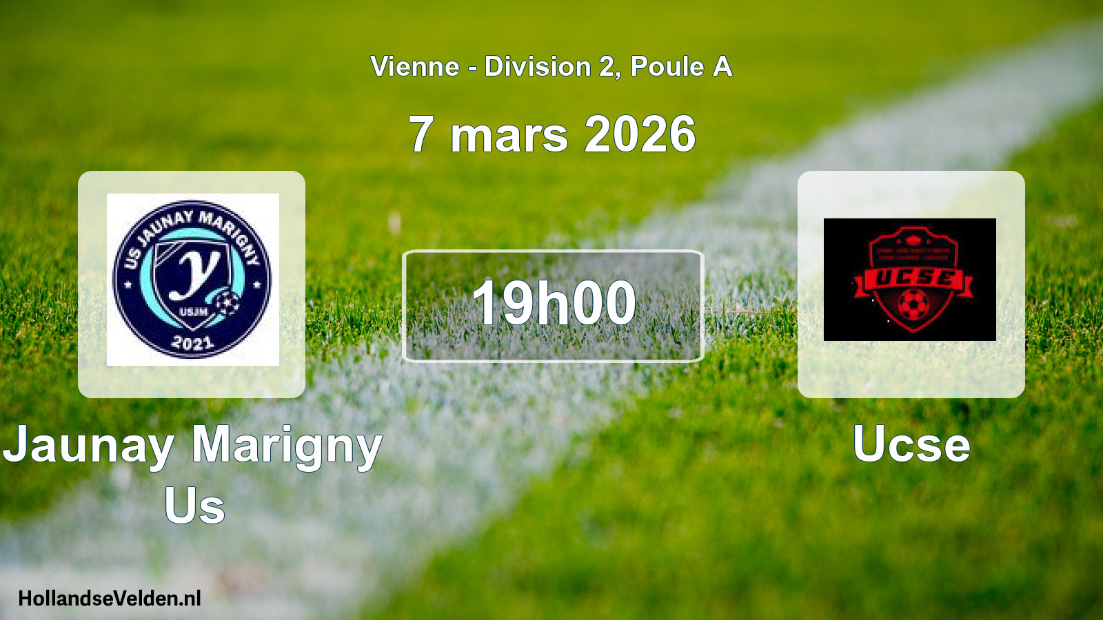 Geplande wedstrijd: Jaunay Marigny Us - Ucse (7 maart 2026)