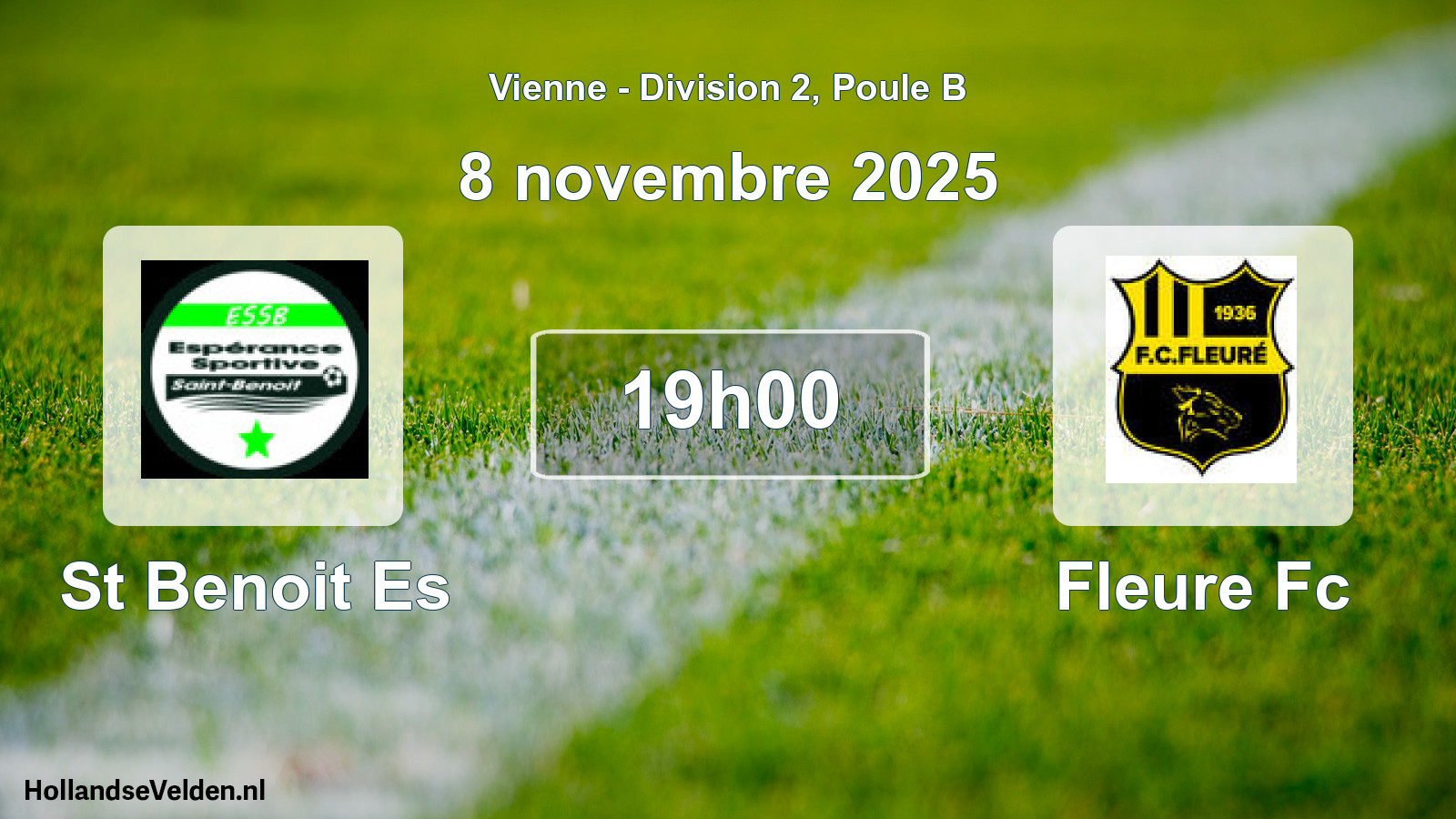 Geplande wedstrijd: St Benoit Es - Fleure Fc (8 novembre 2025)