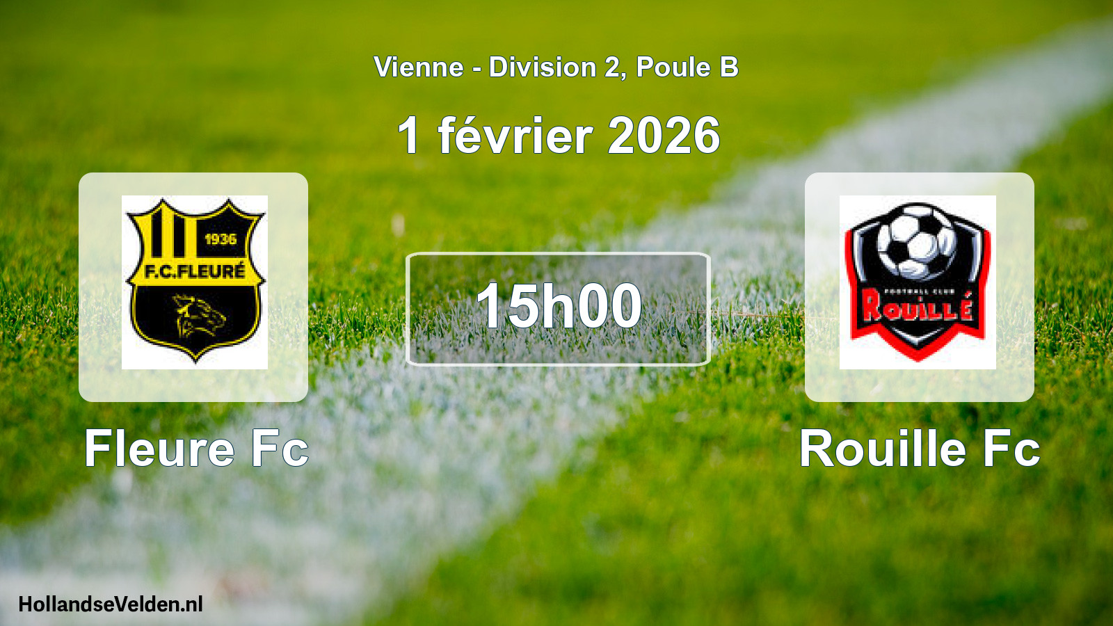 Geplande wedstrijd: Fleure Fc - Rouille Fc (1 février 2026)