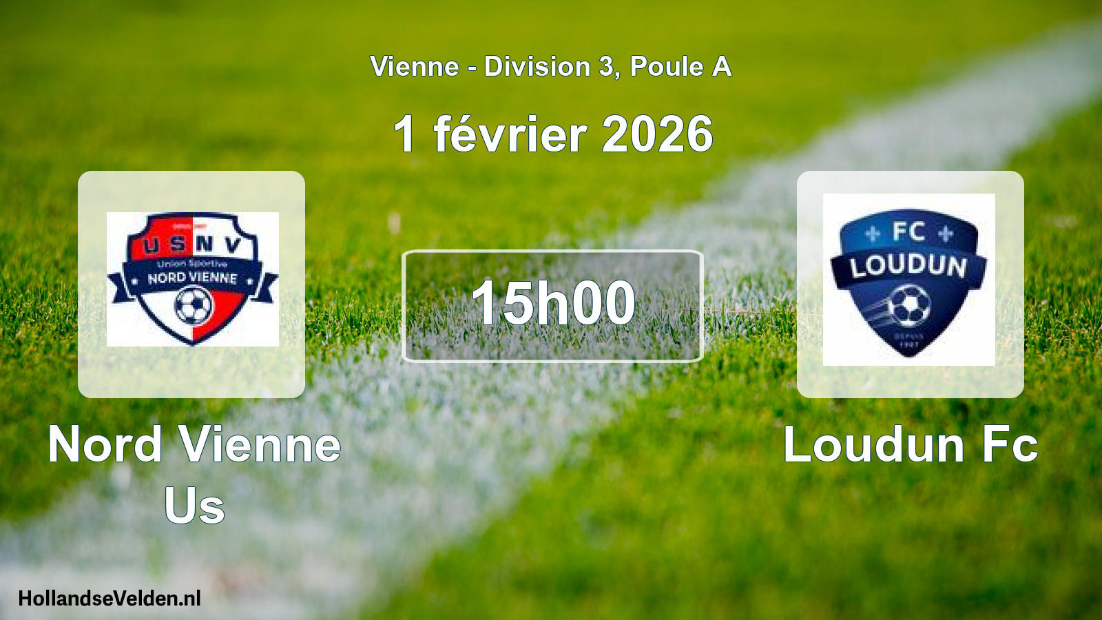 Geplande wedstrijd: Nord Vienne Us - Loudun Fc (1 februari 2026)