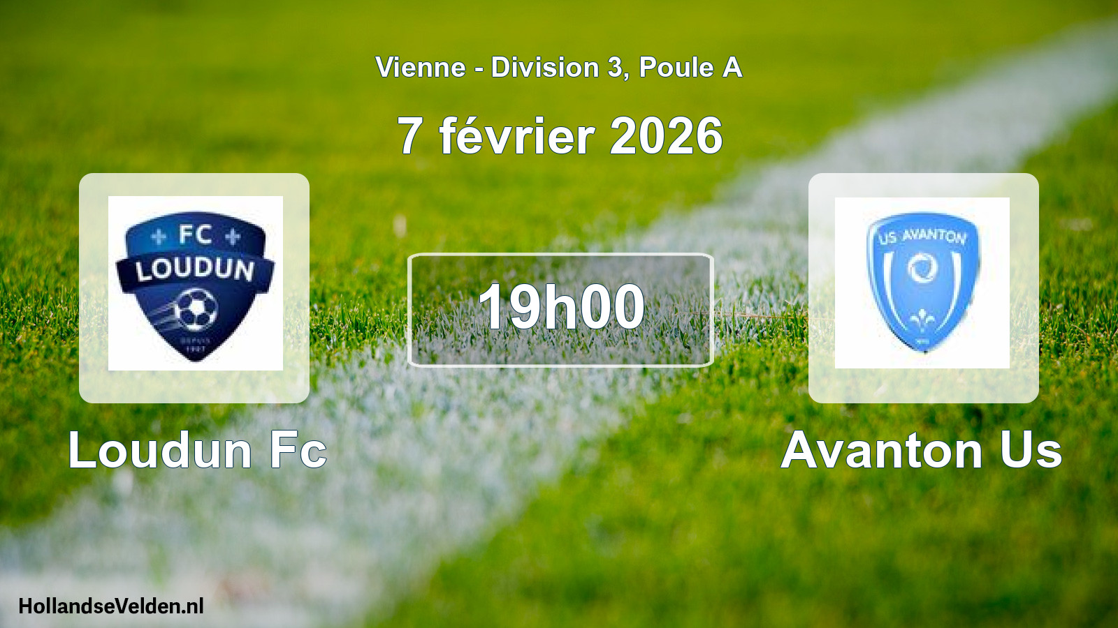 Geplande wedstrijd: Loudun Fc - Avanton Us (7 février 2026)