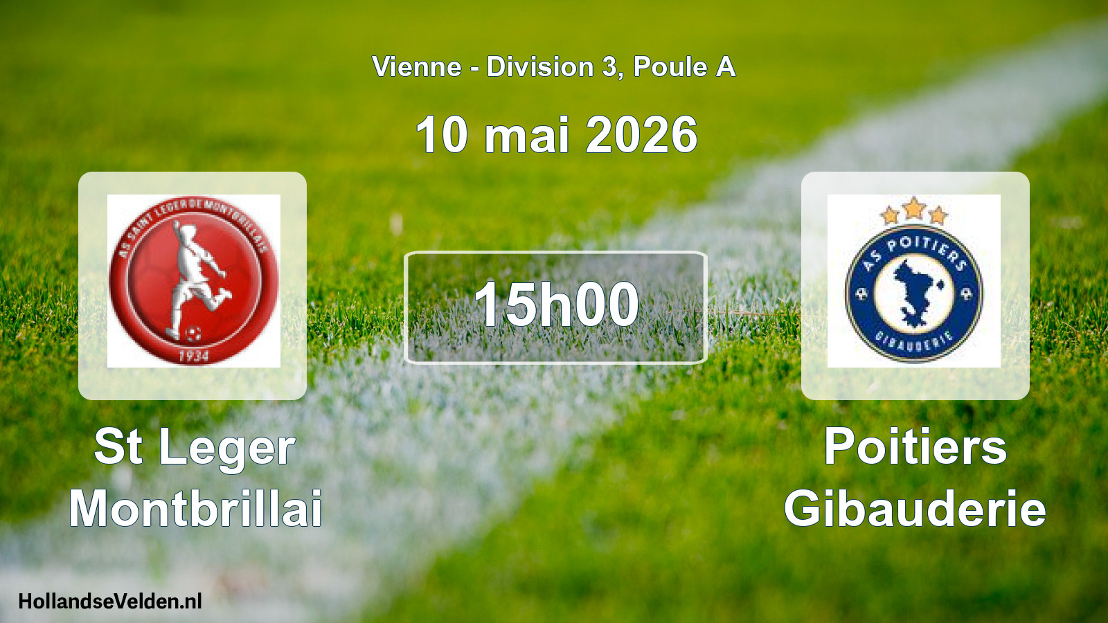 Scheduled Match: St Leger Montbrillai - Poitiers Gibauderie (10 May 2026)