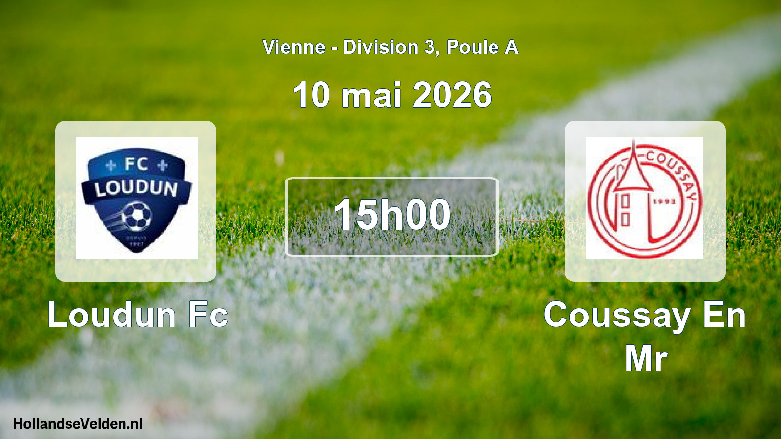 Geplande wedstrijd: Loudun Fc - Coussay En Mr (10 mai 2026)