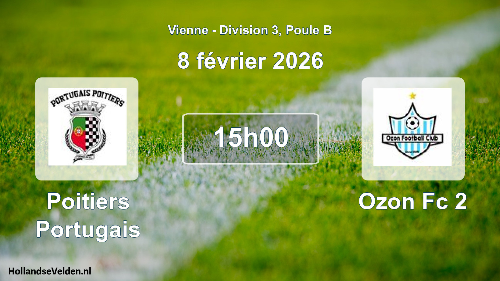 Geplande wedstrijd: Poitiers Portugais - Ozon Fc 2 (8 février 2026)