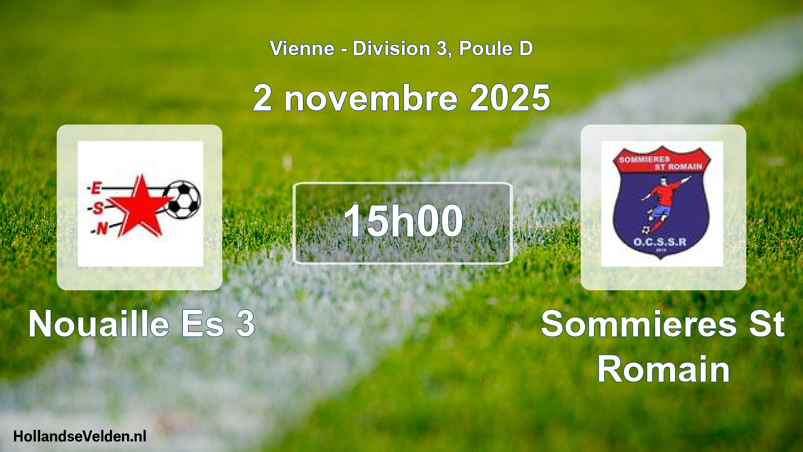 Scheduled Match: Nouaille Es 3 - Sommieres St Romain (2 November 2025)