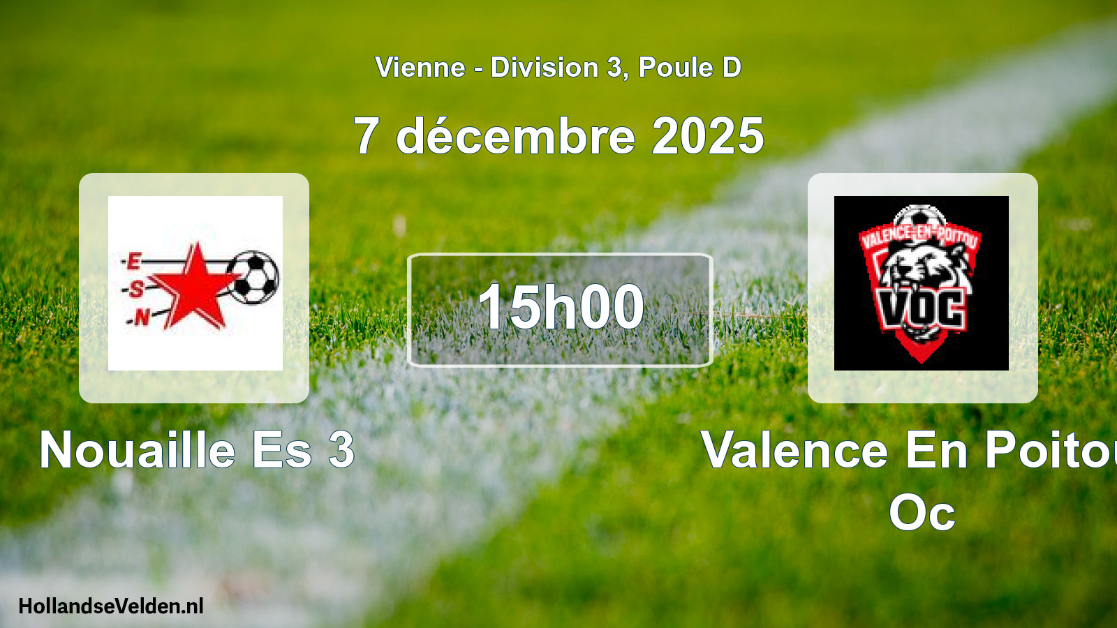 Geplande wedstrijd: Nouaille Es 3 - Valence En Poitou Oc (7 december 2025)