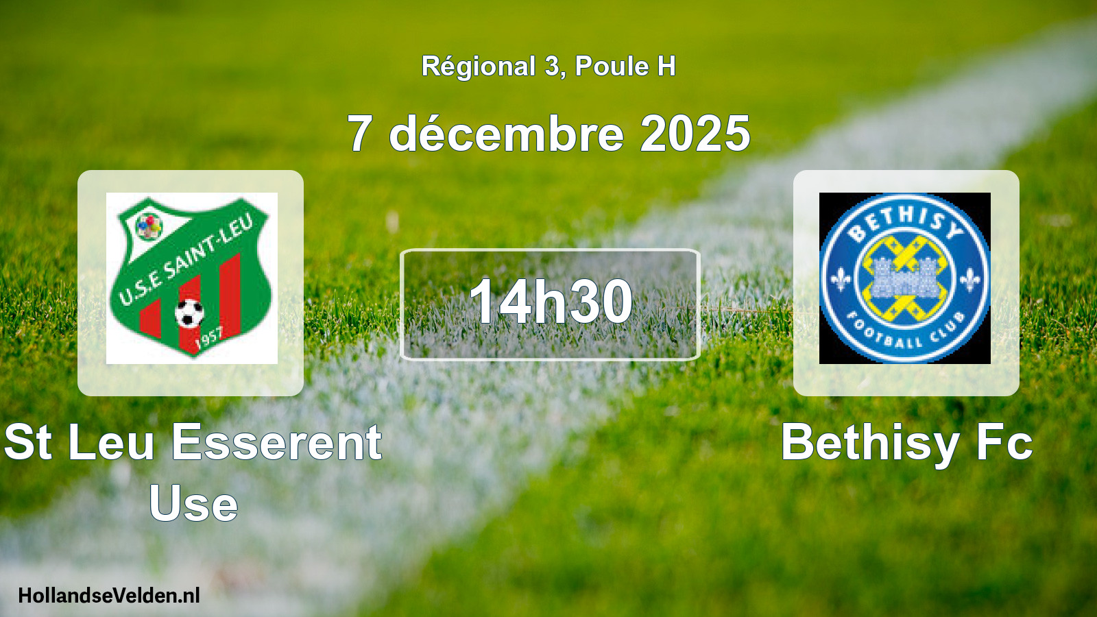 Scheduled Match: St Leu Esserent Use - Bethisy Fc (7 December 2025)