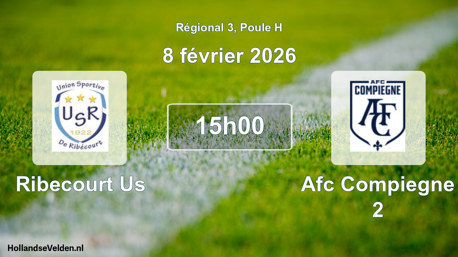 Scheduled Match: Ribecourt Us - Afc Compiegne 2 (8 February 2026)