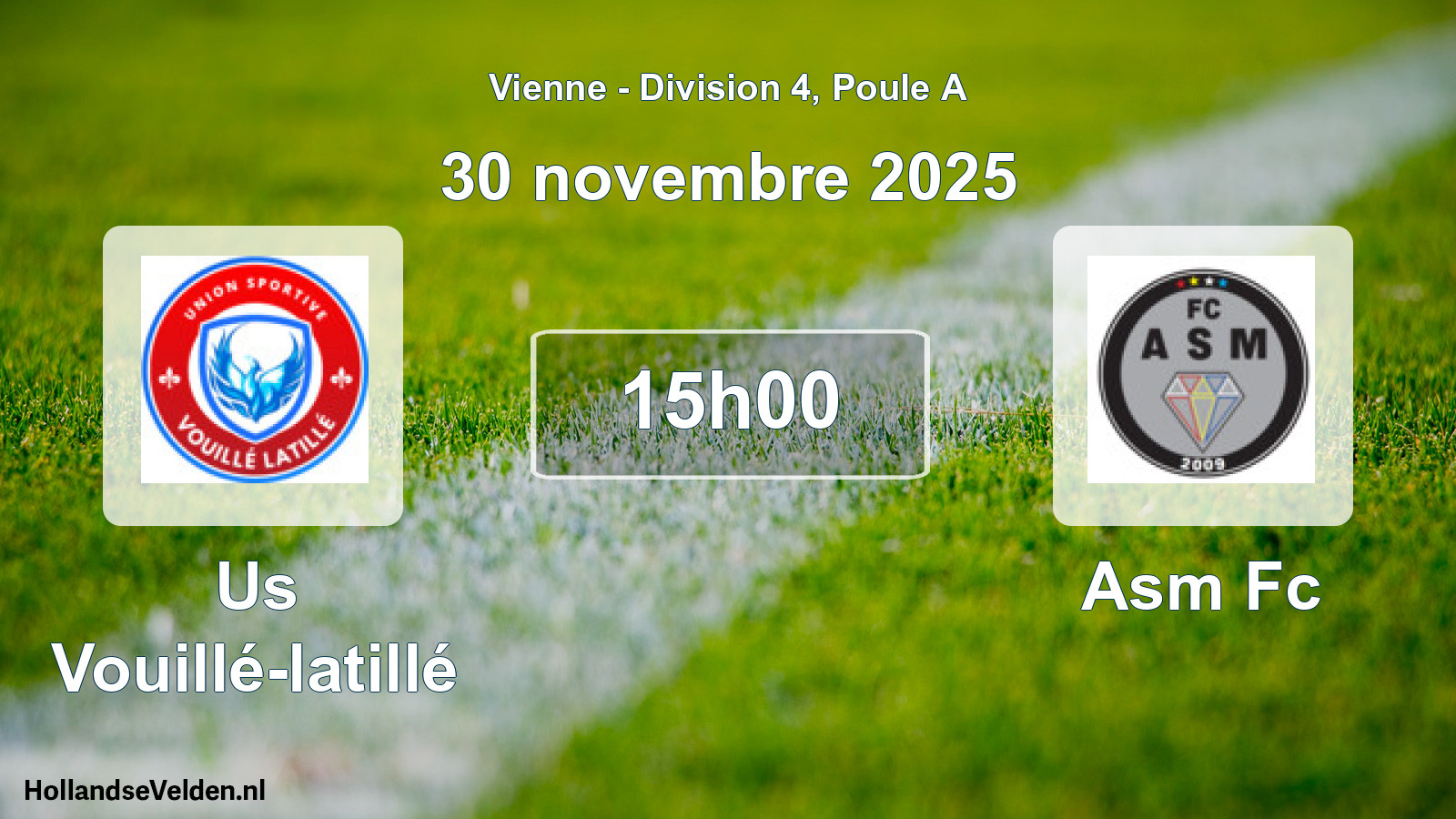 Scheduled Match: Us Vouillé-latillé - Asm Fc (30 November 2025)