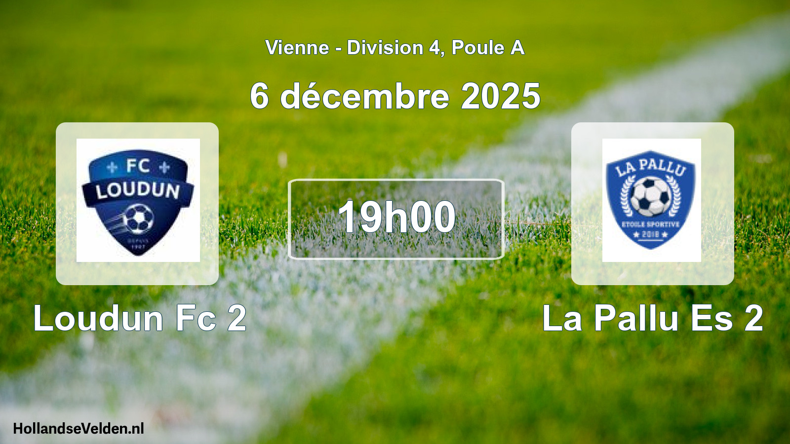 Scheduled Match: Loudun Fc 2 - La Pallu Es 2 (6 December 2025)