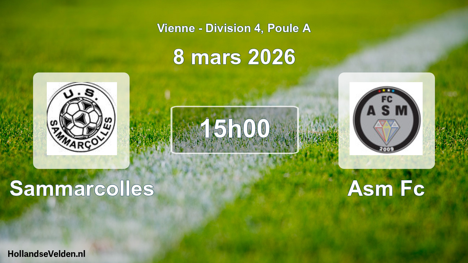 Scheduled Match: Sammarcolles - Asm Fc (8 March 2026)