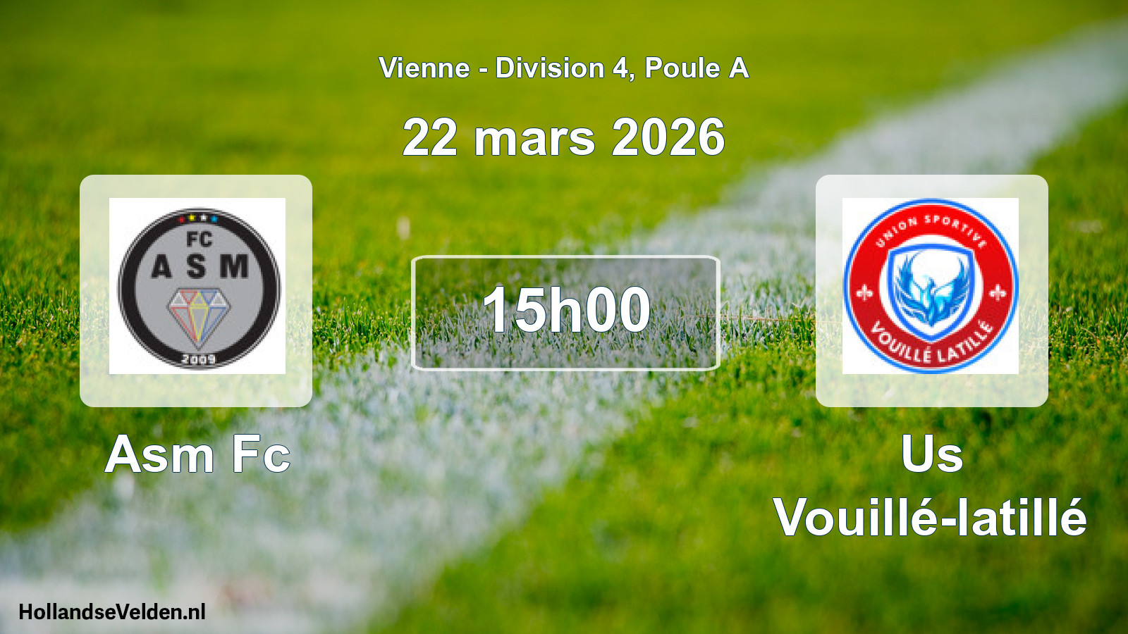 Scheduled Match: Asm Fc - Us Vouillé-latillé (22 March 2026)
