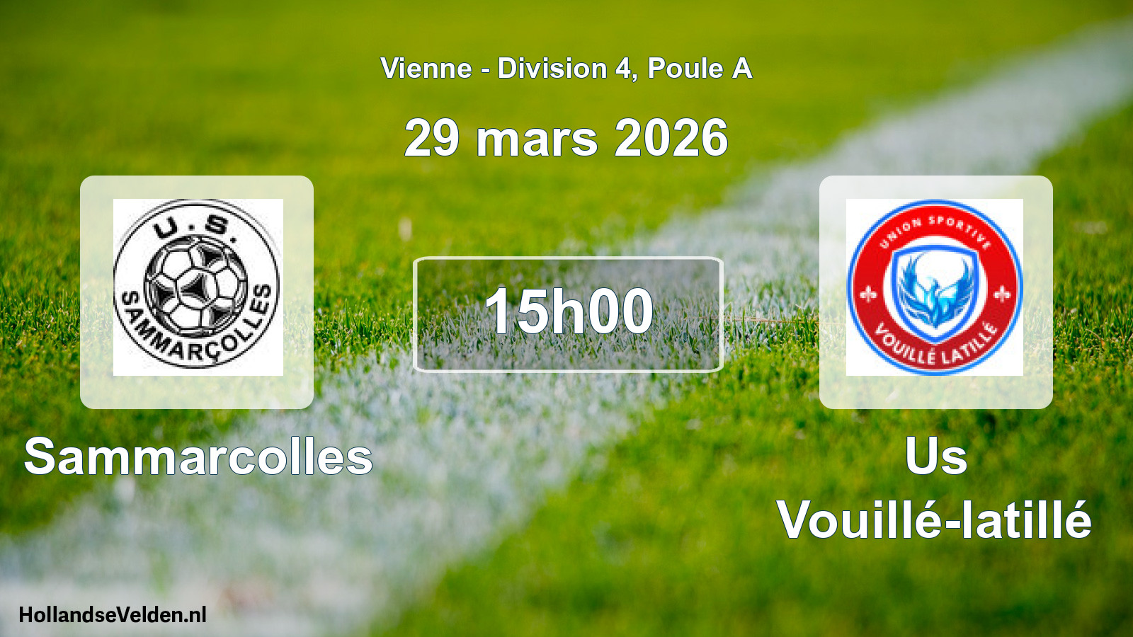 Scheduled Match: Sammarcolles - Us Vouillé-latillé (29 March 2026)