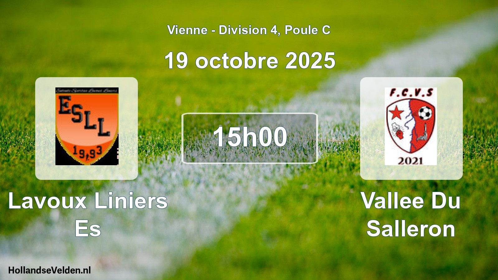 Geplande wedstrijd: Lavoux Liniers Es - Vallee Du Salleron (19 octobre 2025)