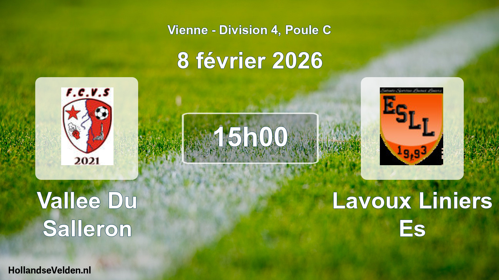 Geplande wedstrijd: Vallee Du Salleron - Lavoux Liniers Es (8 février 2026)