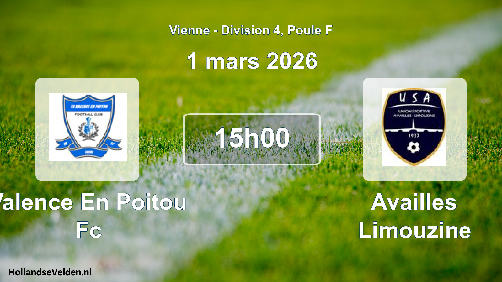 Geplande wedstrijd: Valence En Poitou Fc - Availles Limouzine (1 mars 2026)