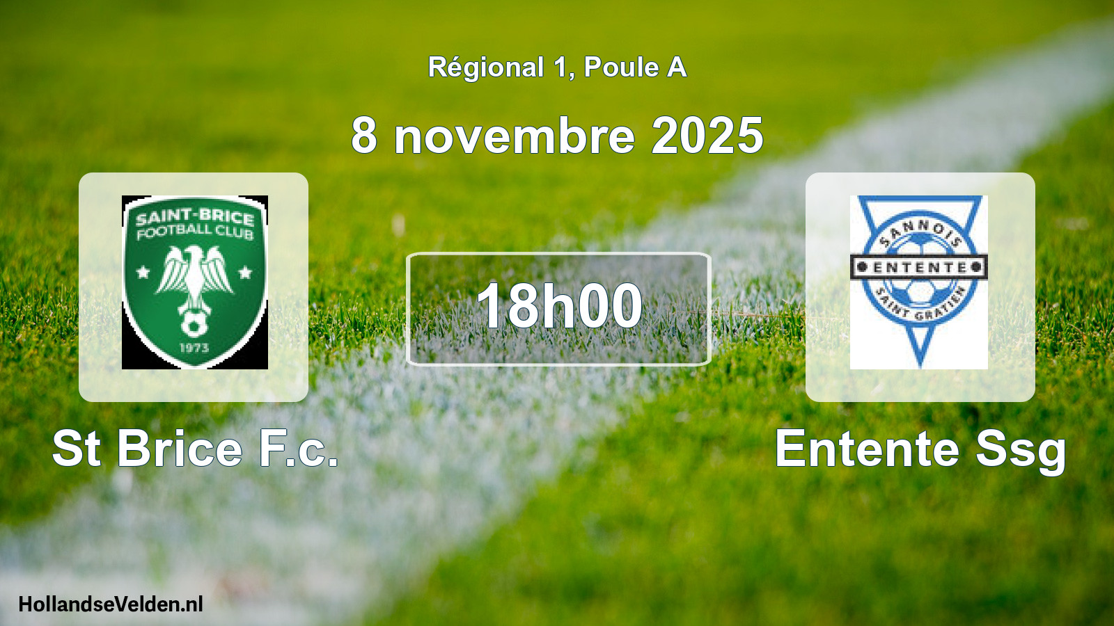 Scheduled Match: St Brice F.c. - Entente Ssg (8 November 2025)