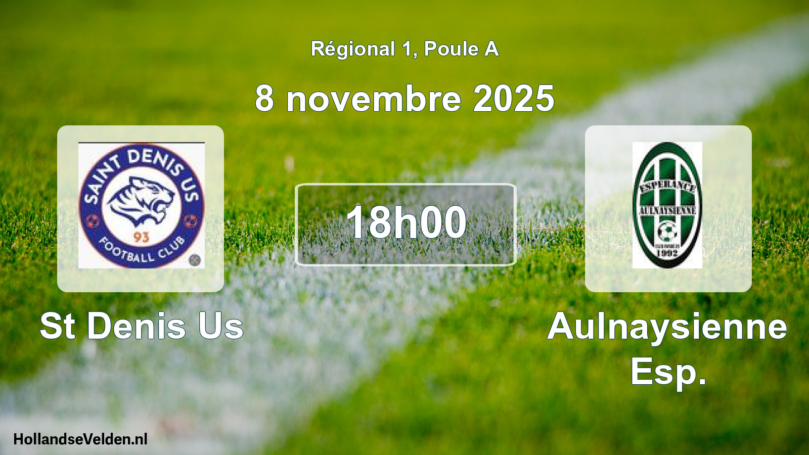 Scheduled Match: St Denis Us - Aulnaysienne Esp. (8 November 2025)