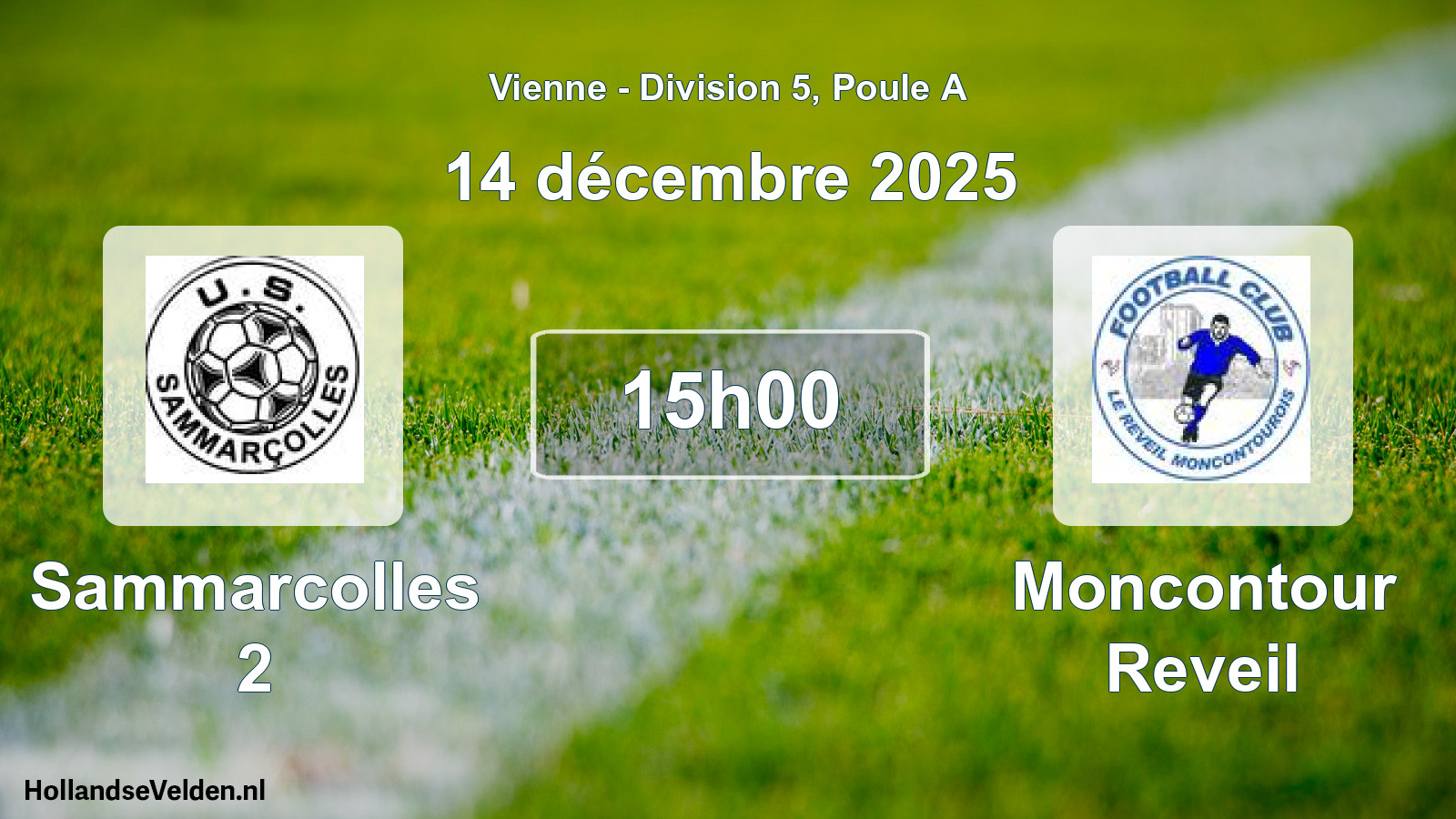 Scheduled Match: Sammarcolles 2 - Moncontour Reveil (14 December 2025)