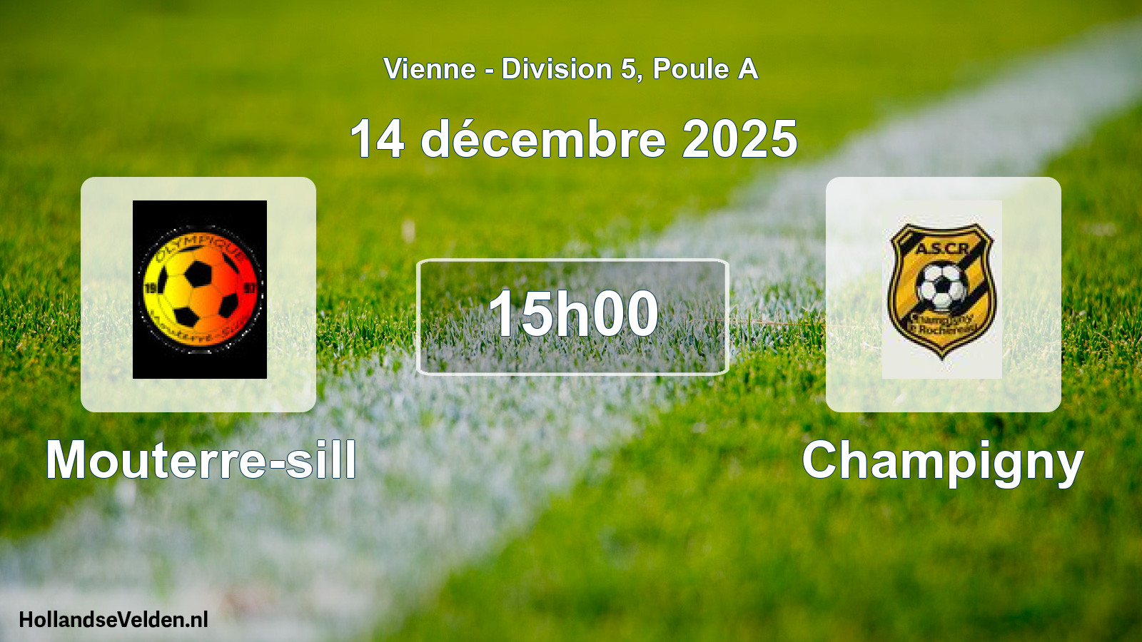 Scheduled Match: Mouterre-sill - Champigny (14 December 2025)
