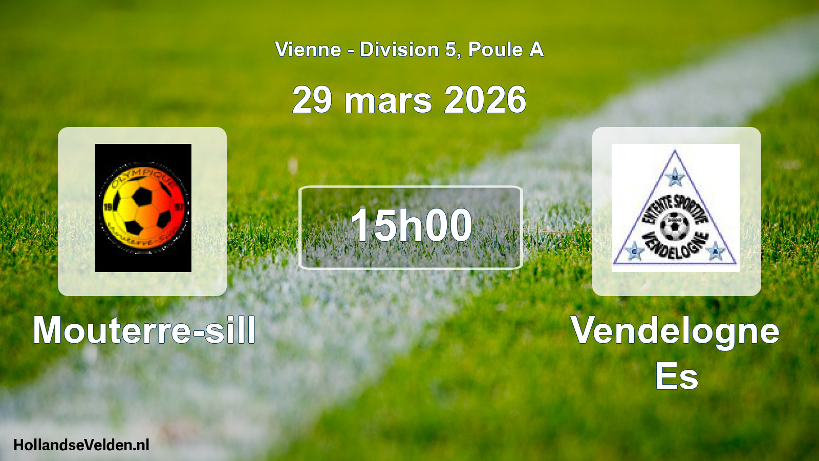 Scheduled Match: Mouterre-sill - Vendelogne Es (29 March 2026)