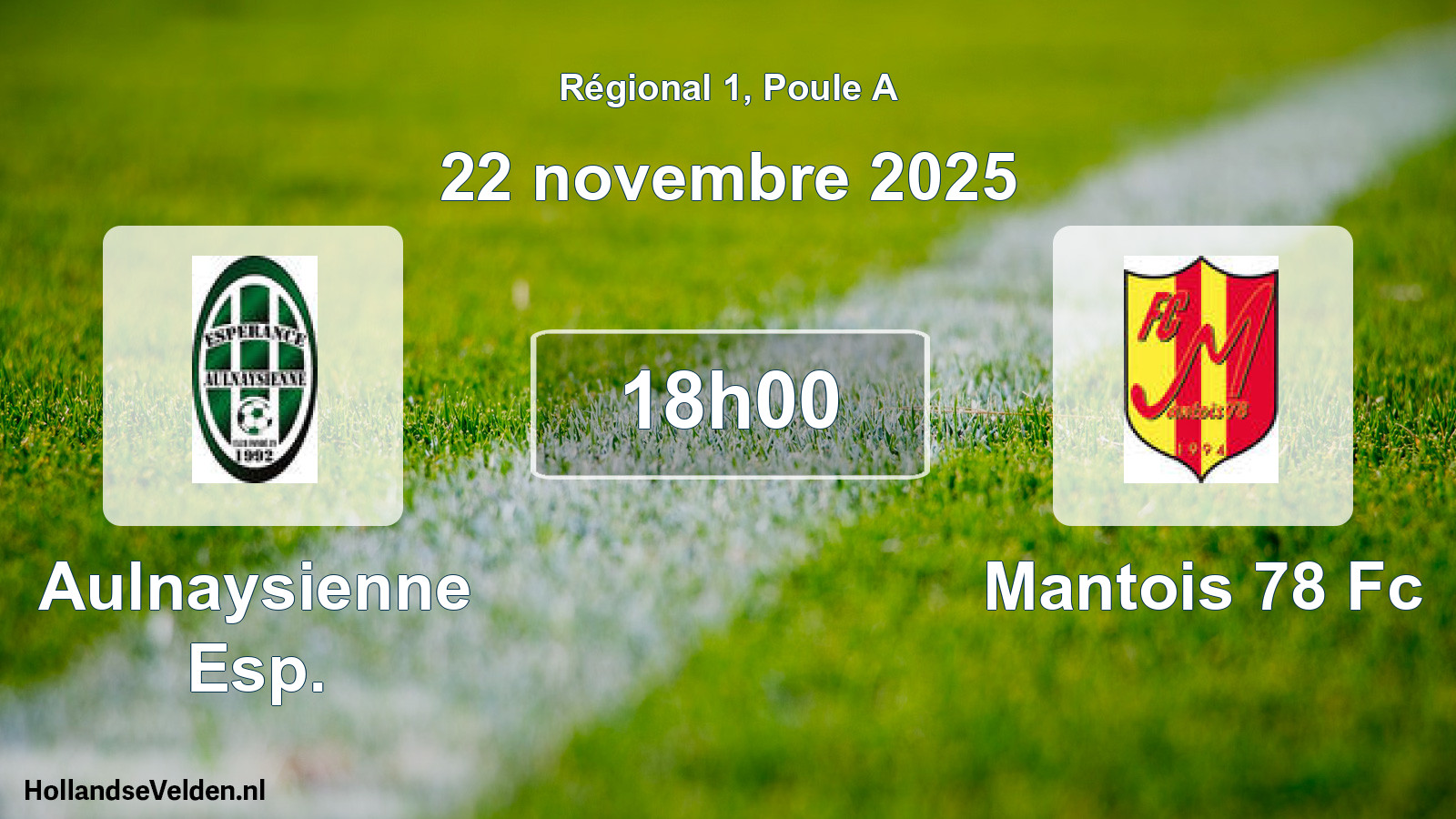 Scheduled Match: Aulnaysienne Esp. - Mantois 78 Fc (22 November 2025)