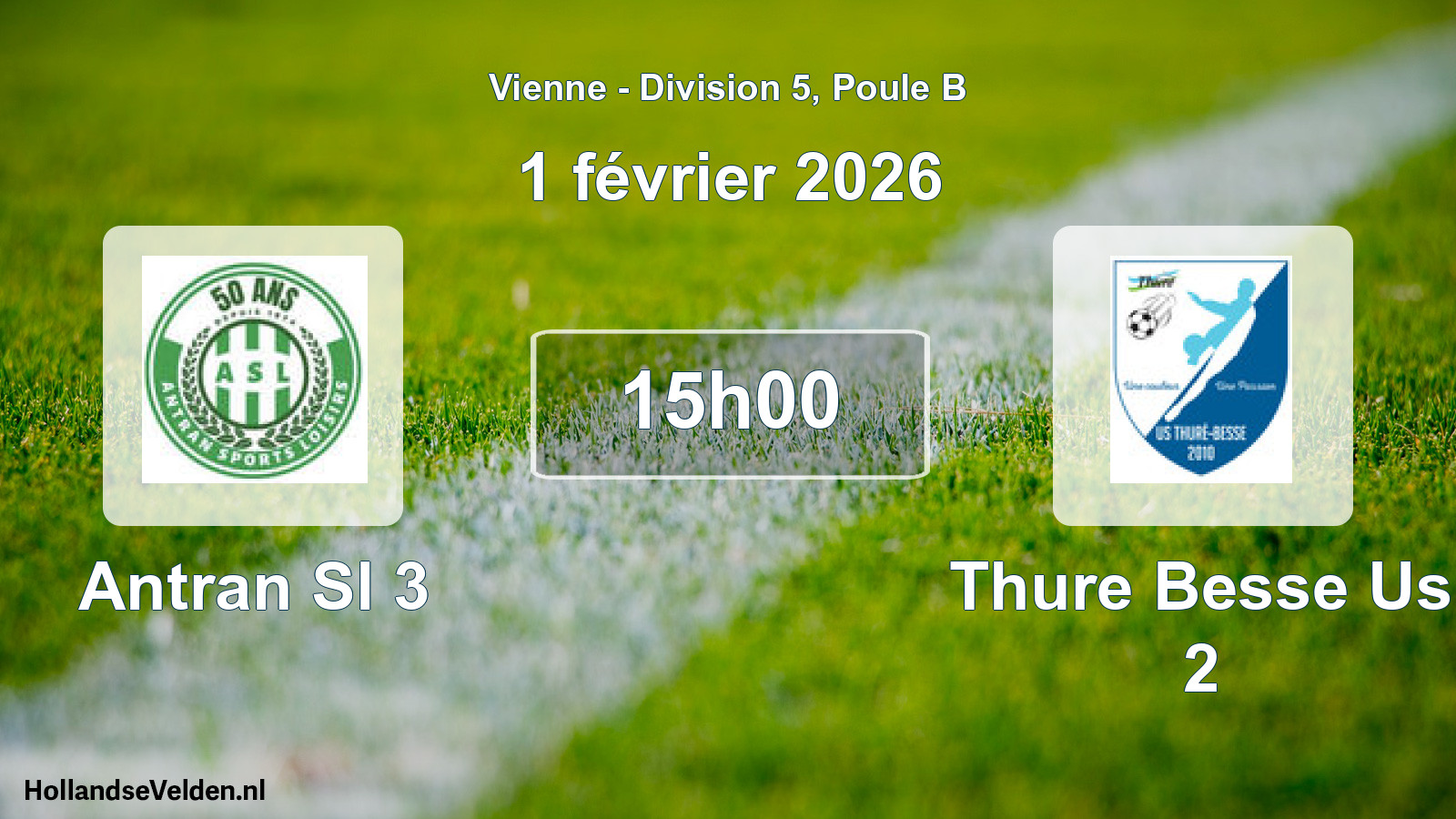 Scheduled Match: Antran Sl 3 - Thure Besse Us 2 (1 February 2026)