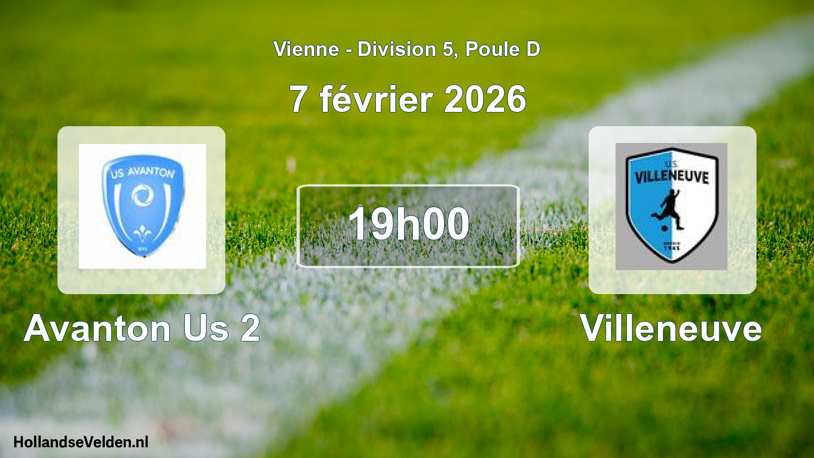 Scheduled Match: Avanton Us 2 - Villeneuve (7 February 2026)
