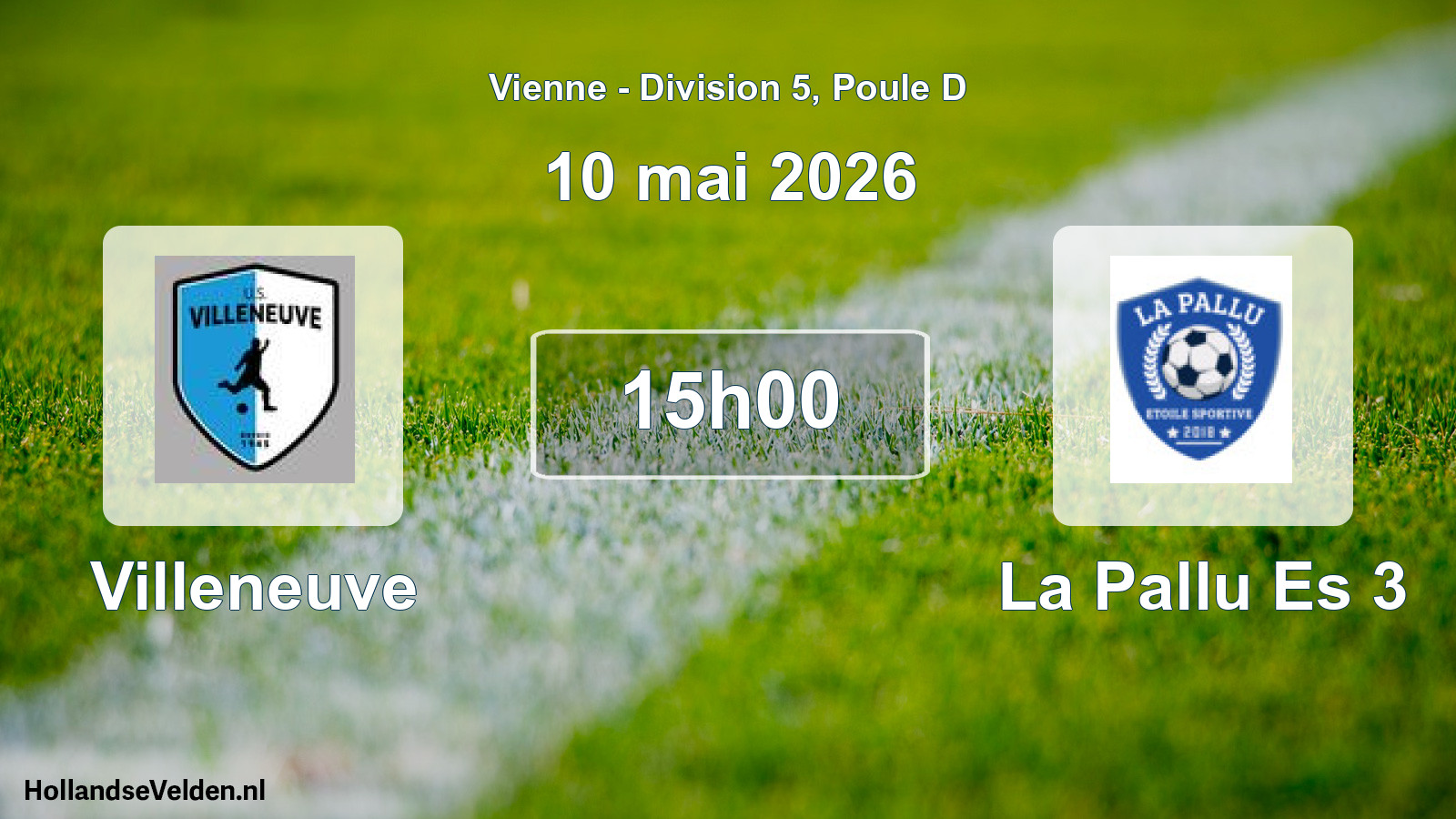 Scheduled Match: Villeneuve - La Pallu Es 3 (10 May 2026)