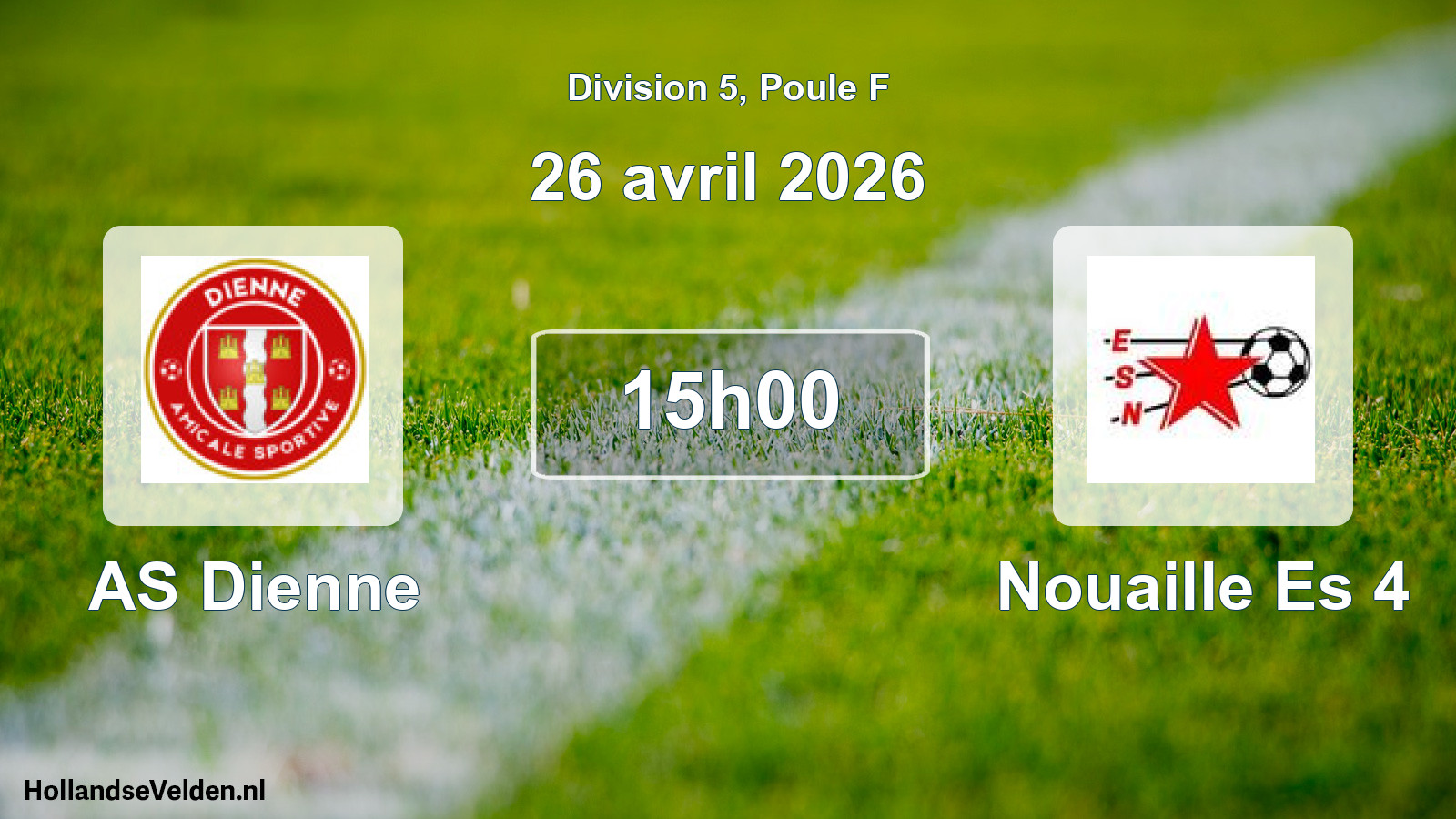 Scheduled Match: AS Dienne - Nouaille Es 4 (26 April 2026)