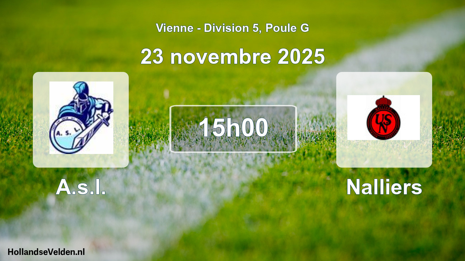 Scheduled Match: A.s.l. - Nalliers (23 November 2025)