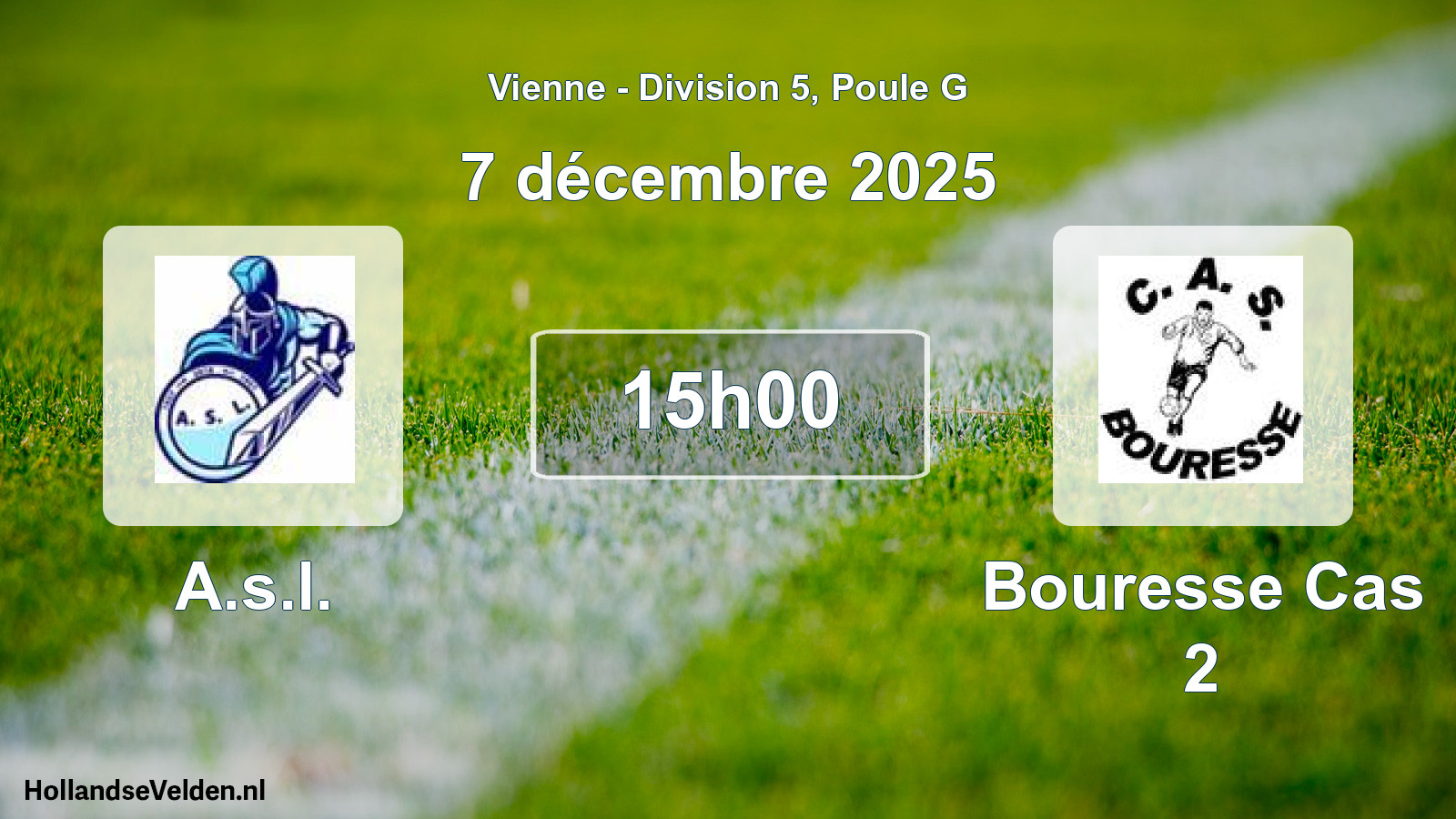 Scheduled Match: A.s.l. - Bouresse Cas 2 (7 December 2025)
