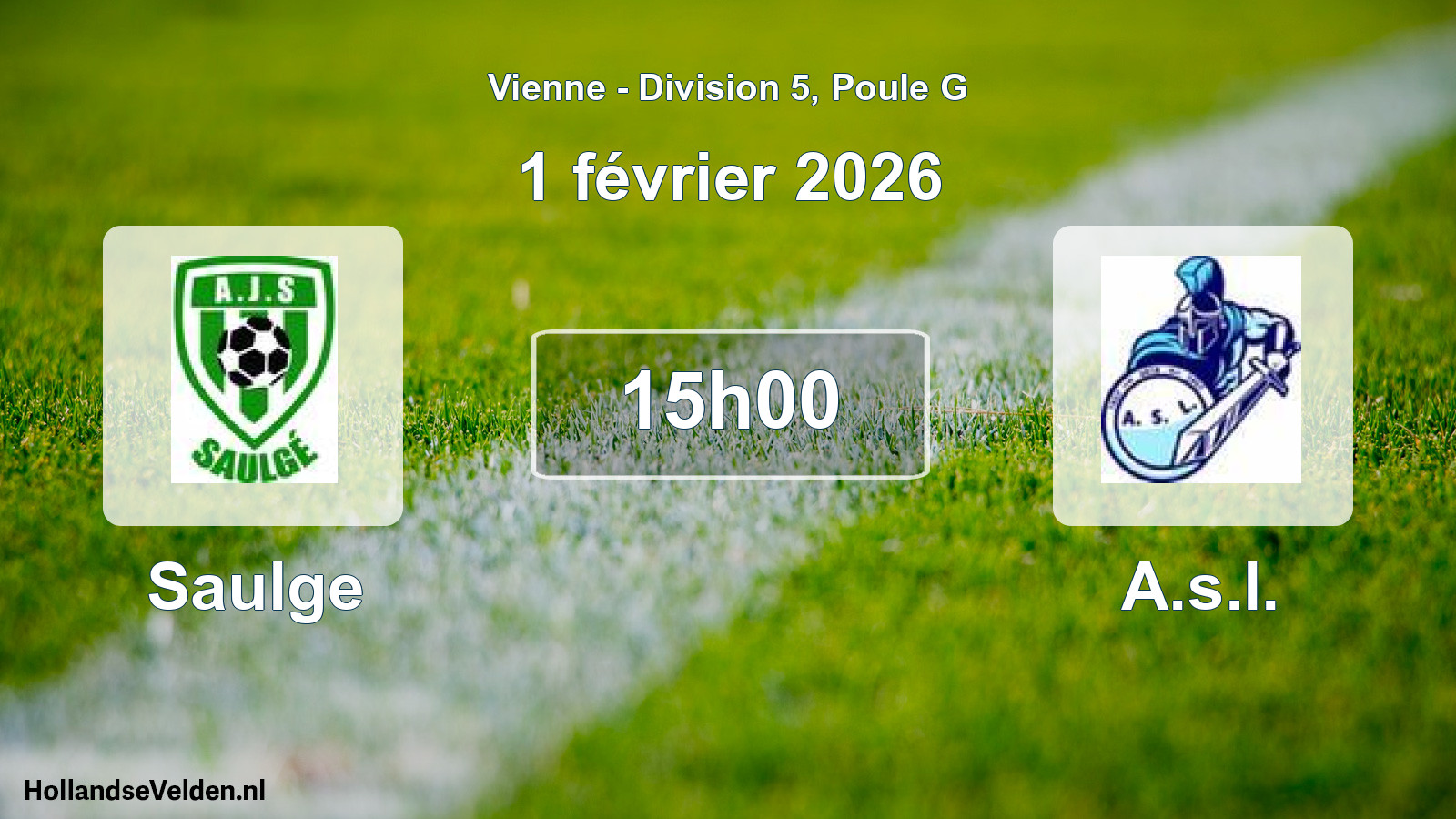 Geplande wedstrijd: Saulge - A.s.l. (1 février 2026)