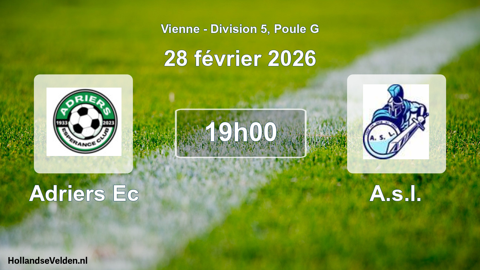 Scheduled Match: Adriers Ec - A.s.l. (28 February 2026)
