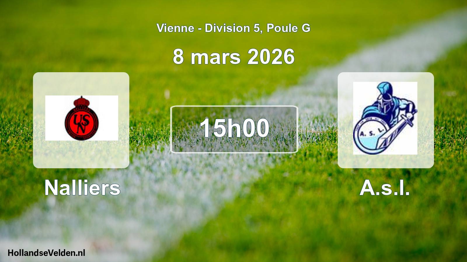 Scheduled Match: Nalliers - A.s.l. (8 March 2026)