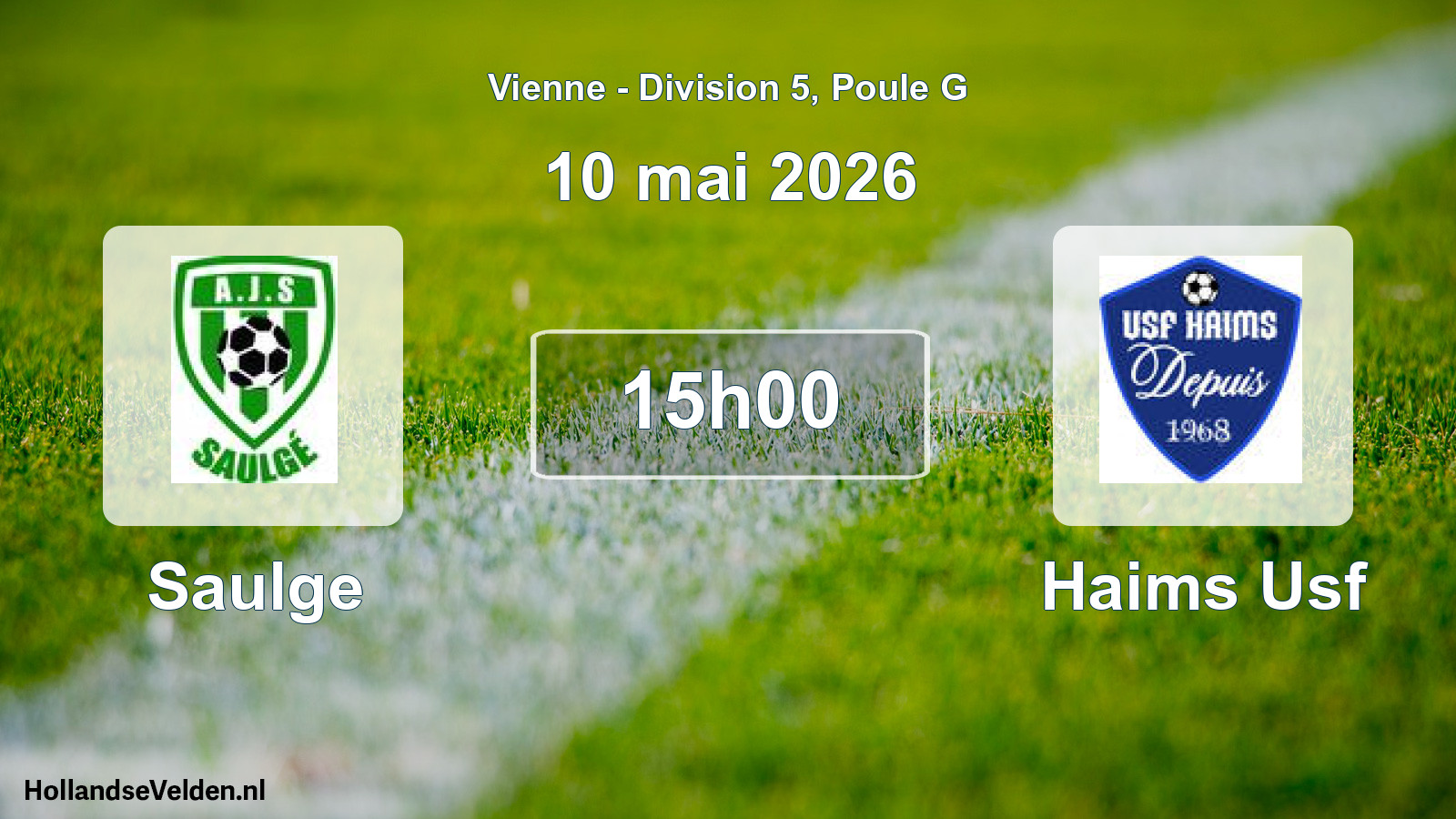 Scheduled Match: Saulge - Haims Usf (10 May 2026)