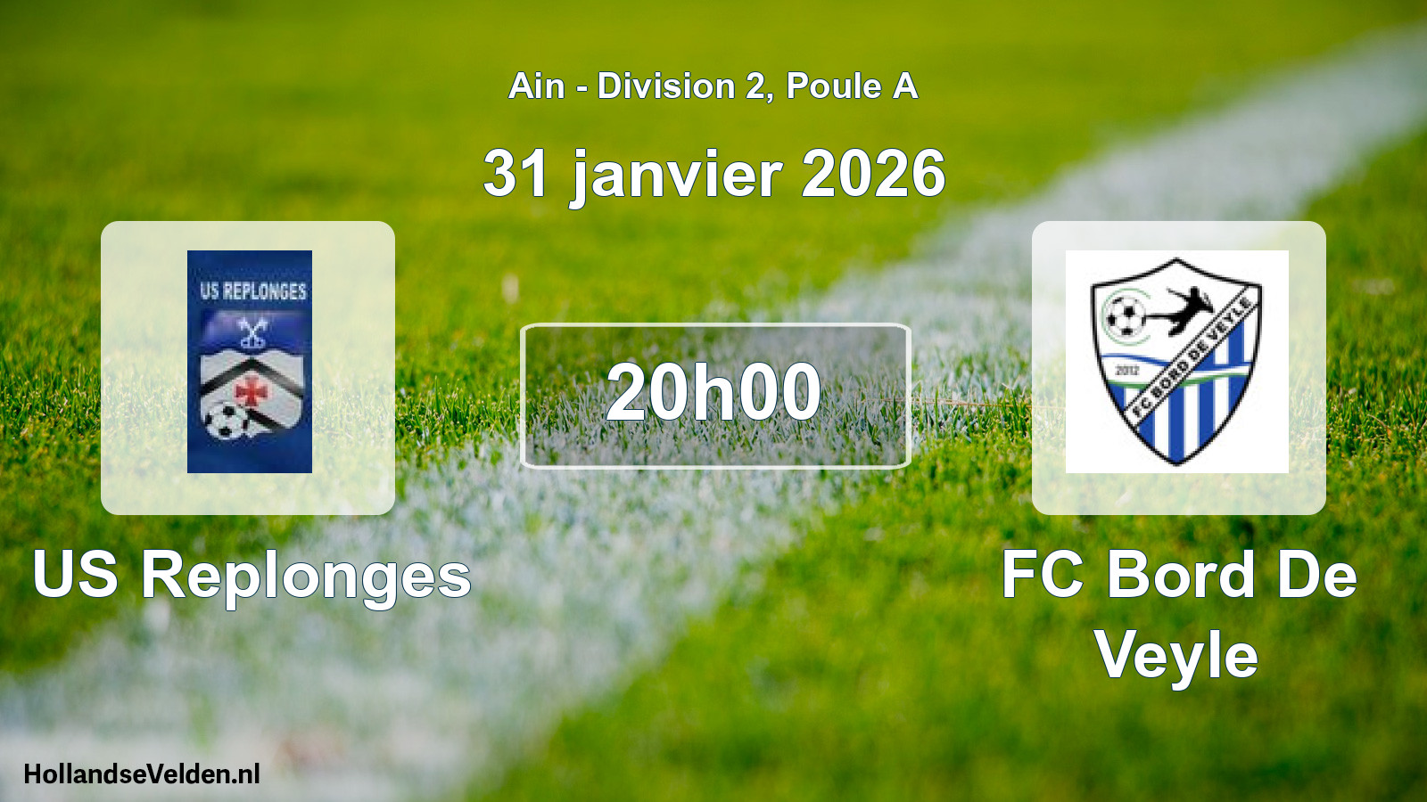 Geplande wedstrijd: US Replonges - FC Bord De Veyle (31 januari 2026)