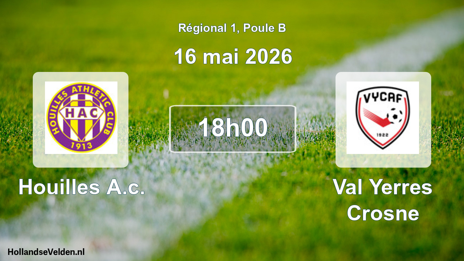 Geplande wedstrijd: Houilles A.c. - Val Yerres Crosne (16 mai 2026)