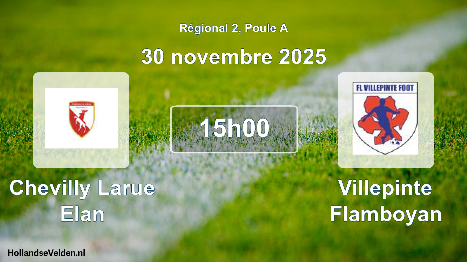 Geplande wedstrijd: Chevilly Larue Elan - Villepinte Flamboyan (30 novembre 2025)