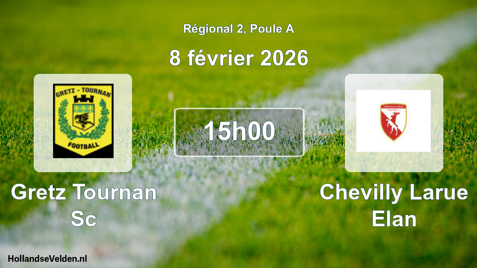 Scheduled Match: Gretz Tournan Sc - Chevilly Larue Elan (8 February 2026)