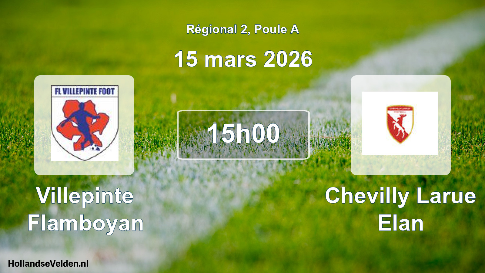 Geplande wedstrijd: Villepinte Flamboyan - Chevilly Larue Elan (15 mars 2026)