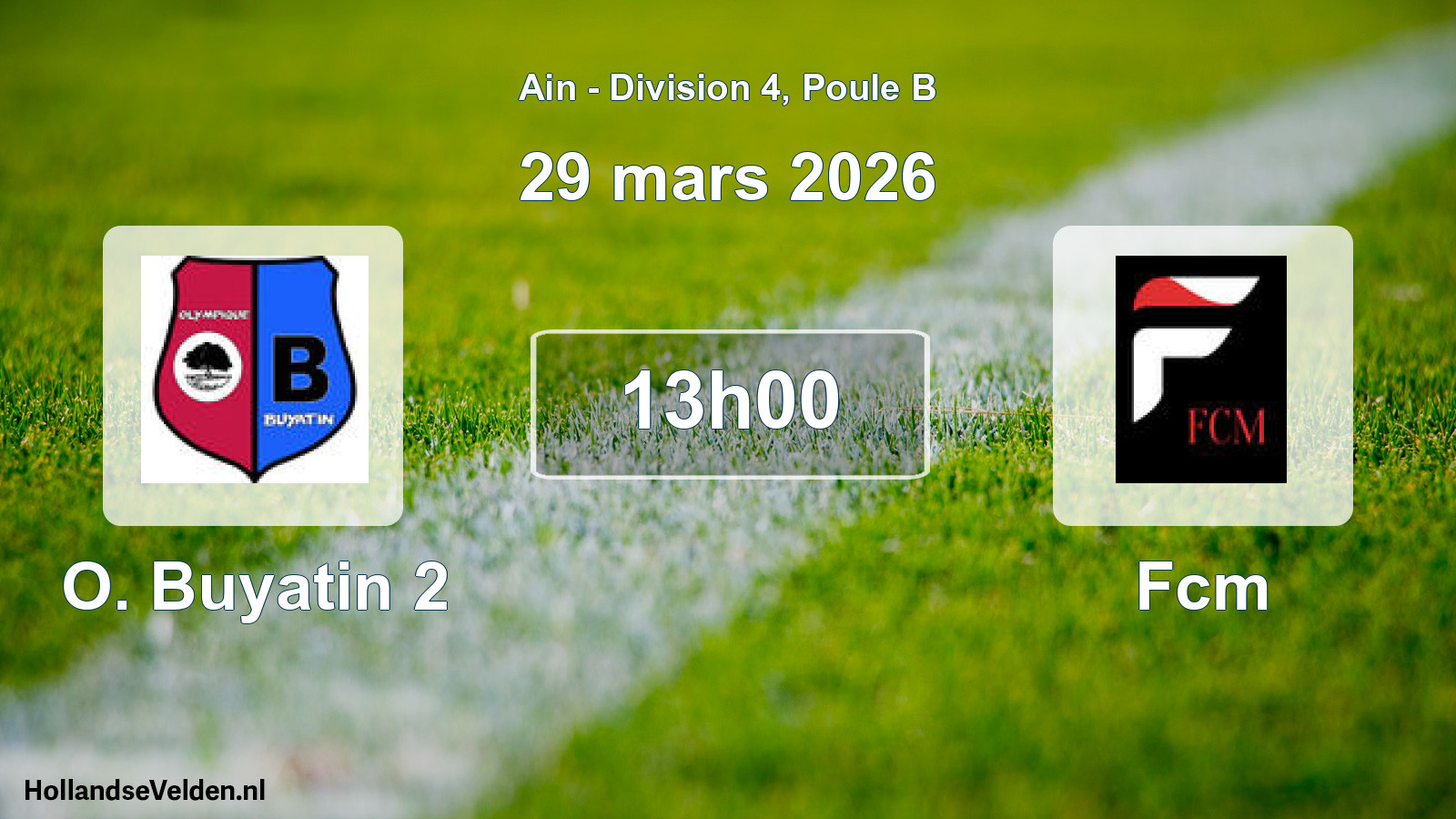 Scheduled Match: O. Buyatin 2 - Fcm (29 March 2026)