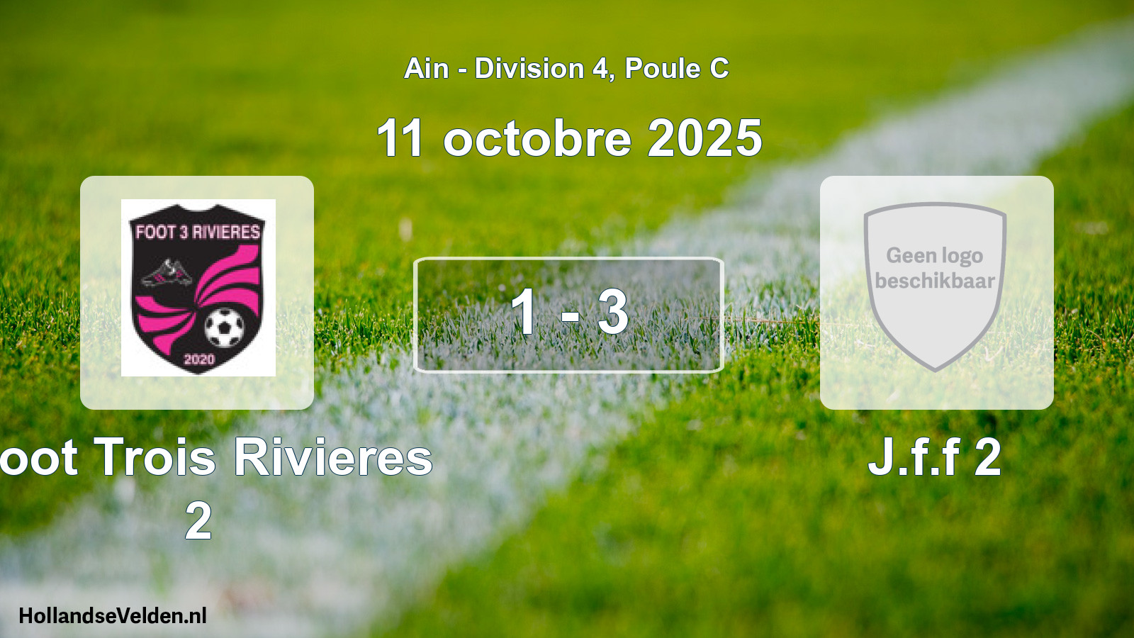 Match joué: Foot Trois Rivieres 2 - J.f.f 2 1 - 3 (11 octobre 2025)