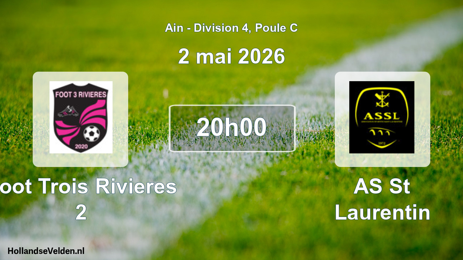 Geplande wedstrijd: Foot Trois Rivieres 2 - AS St Laurentin (2 mei 2026)