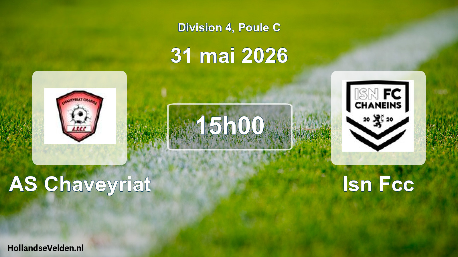Scheduled Match: AS Chaveyriat - Isn Fcc (31 May 2026)
