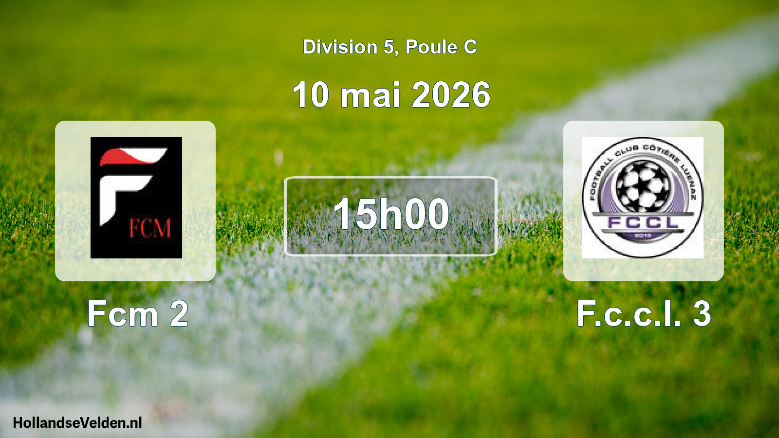 Scheduled Match: Fcm 2 - F.c.c.l. 3 (10 May 2026)