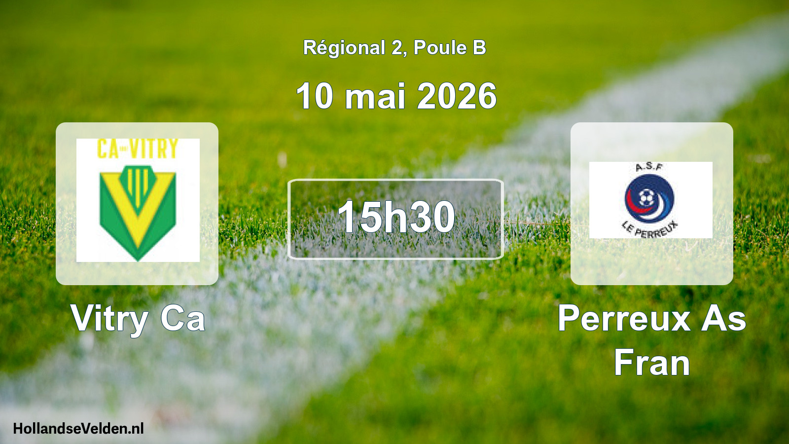 Scheduled Match: Vitry Ca - Perreux As Fran (10 May 2026)