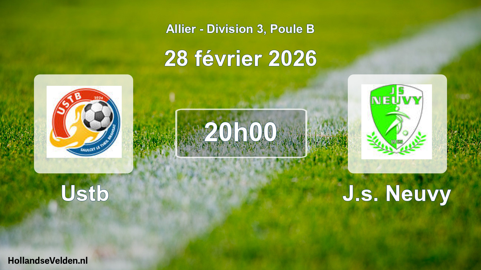 Match programmé: Ustb - J.s. Neuvy (28 février 2026)